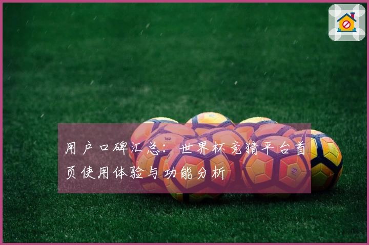 用户口碑汇总：世界杯竞猜平台首页使用体验与功能分析